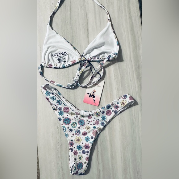 Oceanus swimwear size medium biking set new with tag - Picture 1 of 4